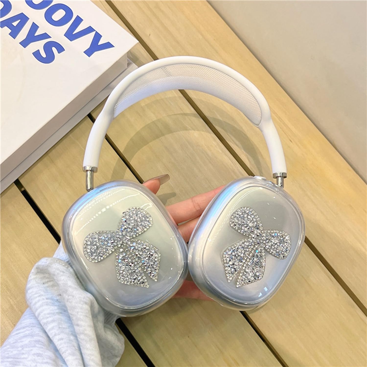 Amazon.co.jp: GCVXRUD AirPods Max用 エレガント モノクロライン